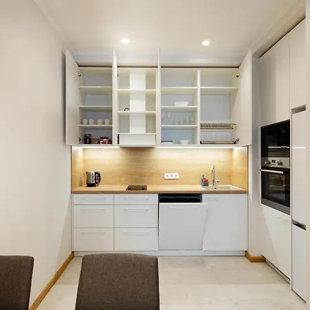 Riverside Design With Underground Private Parking Apartment Riga